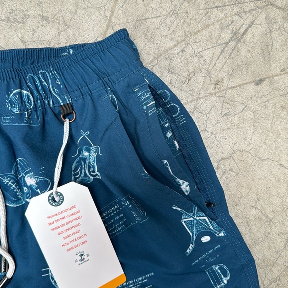 Brand new! Balls Beachwear by Barstool Sports mens volley swimsuit. Size medium - Picture 8 of 10